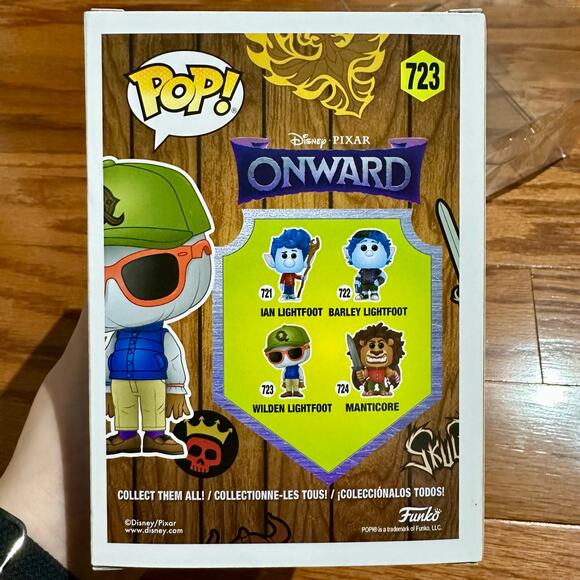 Funko Pop! Disney Pixar Onward Wilden Lightfoot Vinyl Figure #723 w/ Protector - Picture 5 of 11